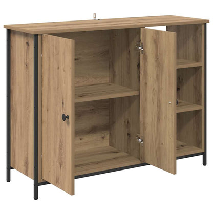 Sideboard Artisan-Eiche 100 x 33 x 75 cm Holzwerkstoff