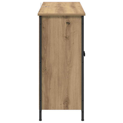 Sideboard Artisan-Eiche 100 x 33 x 75 cm Holzwerkstoff