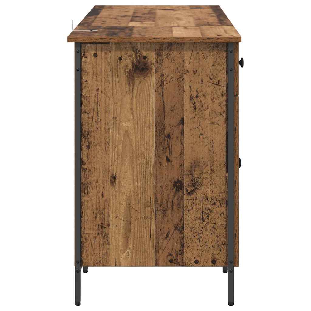 Computertisch Altholz 131 x 48 x 75 cm Holzwerkstoff