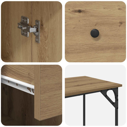 Computertisch Artisan-Eiche 131 x 48 x 75 cm Holzwerkstoff