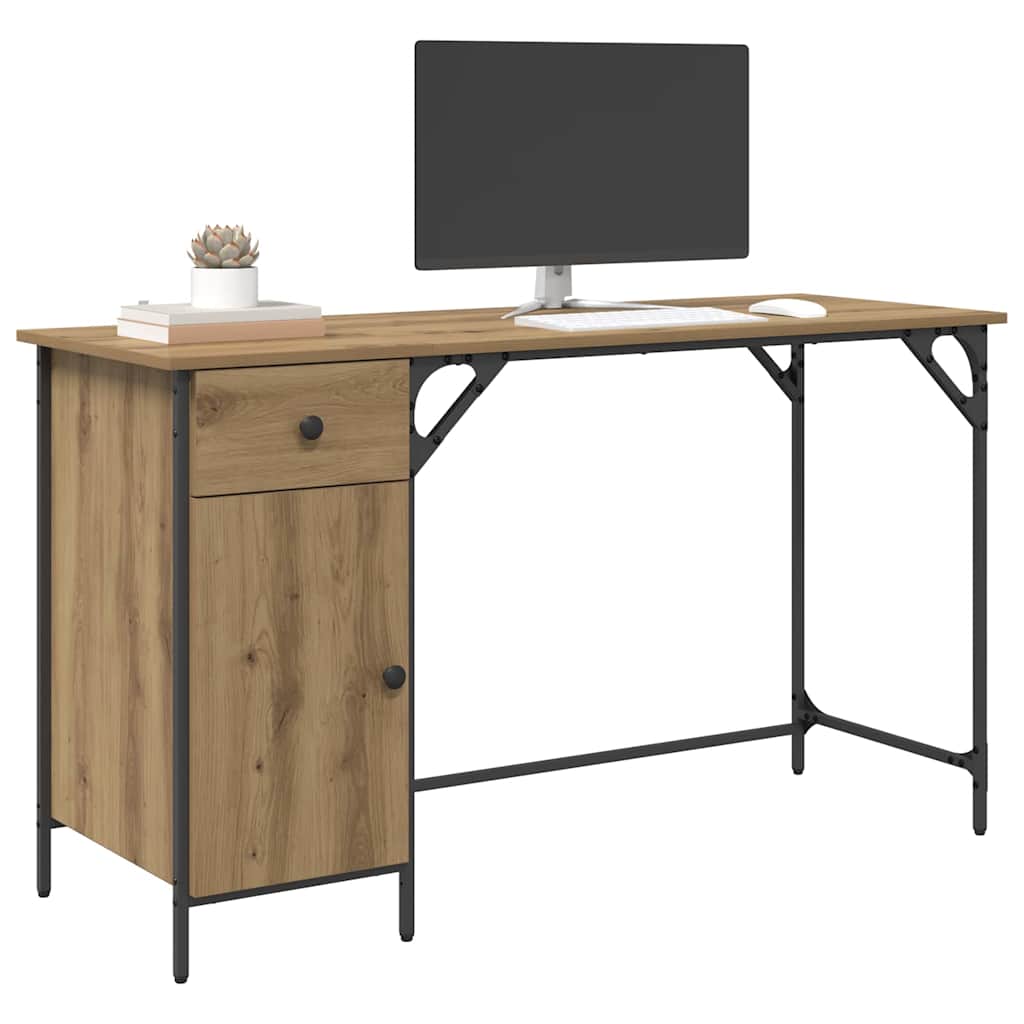 Computertisch Artisan-Eiche 131 x 48 x 75 cm Holzwerkstoff