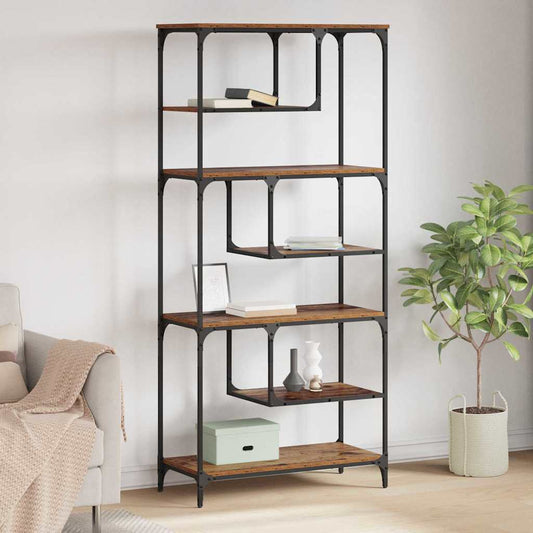 Bücherregal Altholz 81 x 36 x 176 cm Holzwerkstoff
