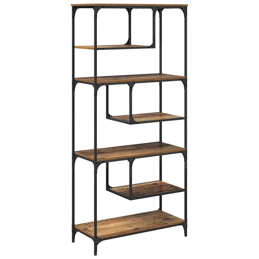 Bücherregal Altholz 81 x 36 x 176 cm Holzwerkstoff