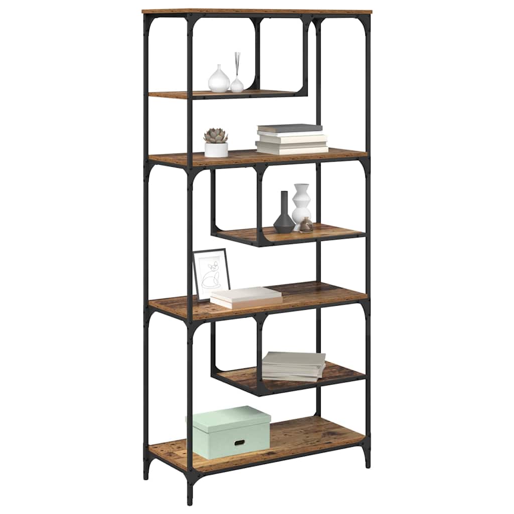 Bücherregal Altholz 81 x 36 x 176 cm Holzwerkstoff
