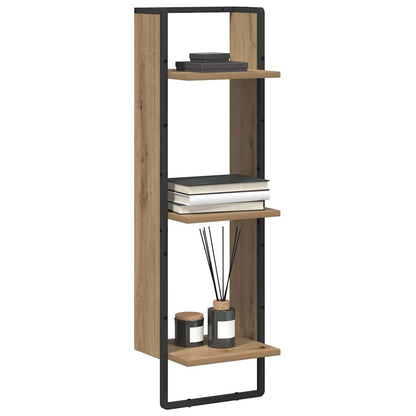 Wandregal Artisan-Eiche 30 x 25 x 100 cm Holzwerkstoff