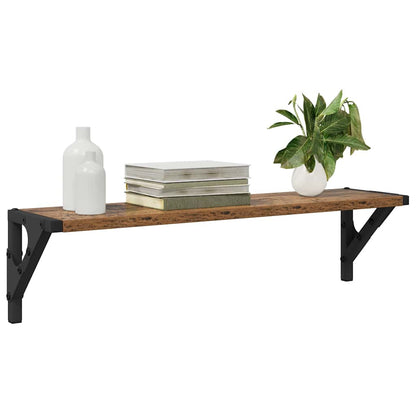 Wandregale 2 pcs Altholz 60 x 15 x 15,5 cm Holzwerkstoff