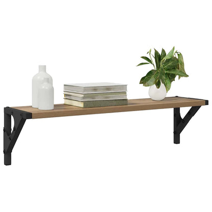 Wandregale 2 pcs Artisan-Eiche 60 x 15 x 15,5 cm Holzwerkstoff