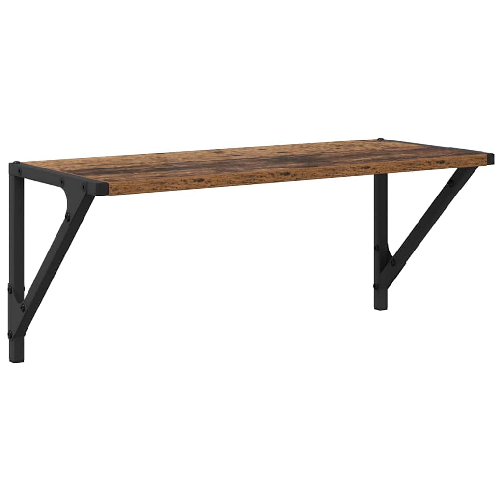 Wandregale 2 pcs Altholz 60 x 25 x 25,5 cm Holzwerkstoff