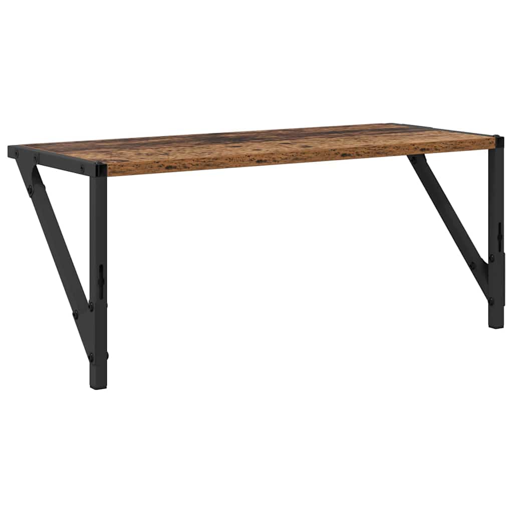 Wandregale 2 pcs Altholz 60 x 25 x 25,5 cm Holzwerkstoff