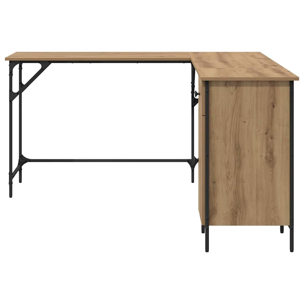Schreibtisch Artisan-Eiche 141 x 141 x 75 cm Holzwerkstoff