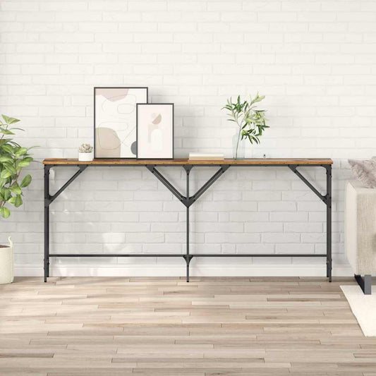 Konsolentisch Altholz 180 x 29 x 75 cm Holzwerkstoff