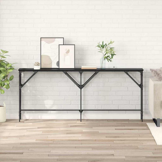 Konsolentisch Schwarze Eiche 180 x 29 x 75 cm Holzwerkstoff