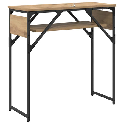 Konsolentisch Artisan-Eiche 75x30x75cm Holzwerkstoff