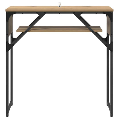 Konsolentisch Artisan-Eiche 75x30x75cm Holzwerkstoff