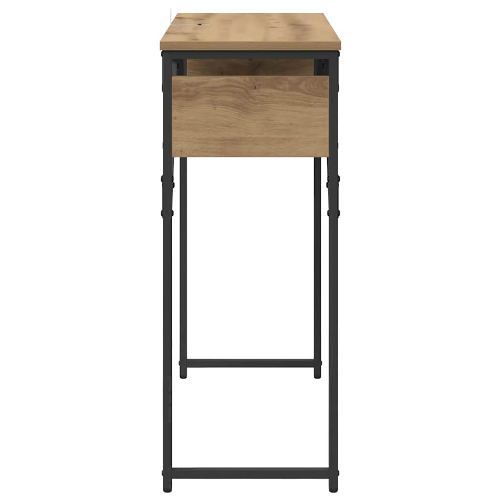 Konsolentisch Artisan-Eiche 75x30x75cm Holzwerkstoff