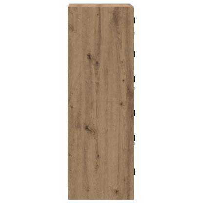 Highboard Artisan-Eiche 35 x 37 x 109 cm Holzwerkstoff