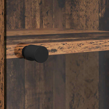 Highboard Altholz 35 x 37 x 142 cm Holzwerkstoff