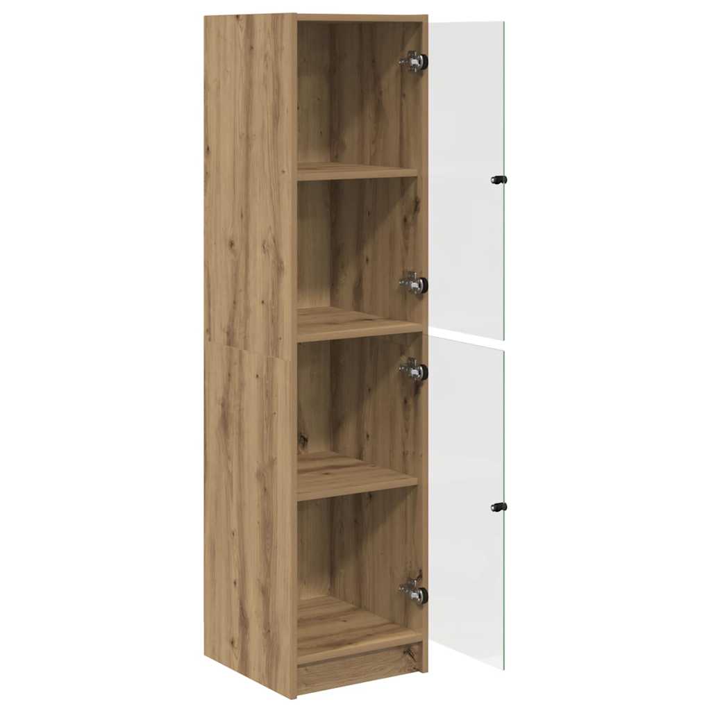 Highboard Artisan-Eiche 35 x 37 x 142 cm Holzwerkstoff