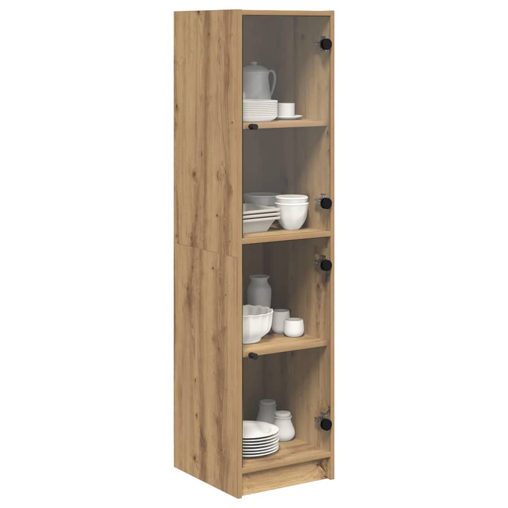 Highboard Artisan-Eiche 35 x 37 x 142 cm Holzwerkstoff