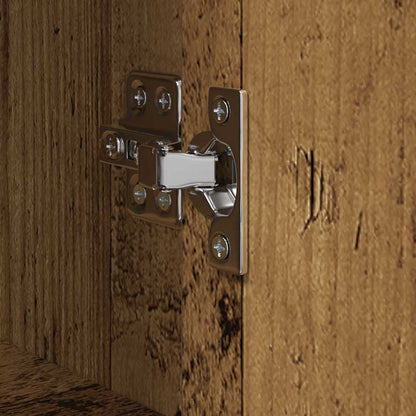 Highboard Altholz 35 x 37 x 142 cm Holzwerkstoff