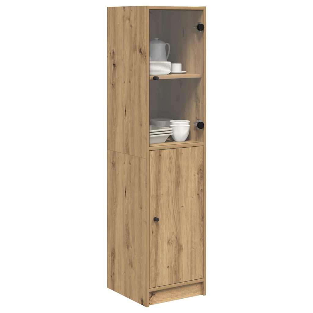 Highboard Artisan-Eiche 35 x 37 x 142 cm Holzwerkstoff