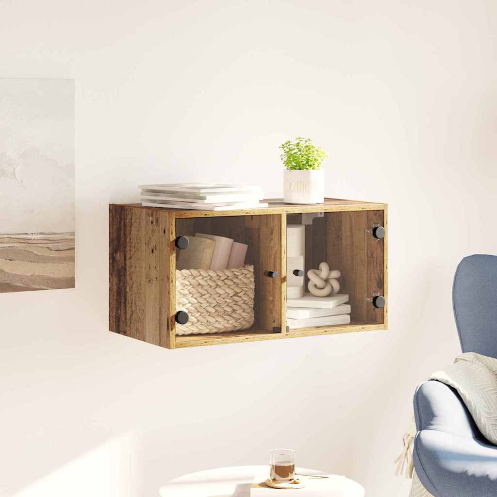 Wandschrank Wandmontiert Altholz 68 x 37 x 35 cm Holzwerkstoff