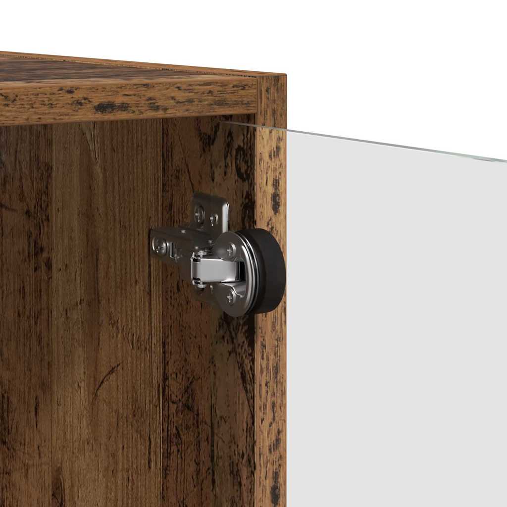 Wandschränke 2 pcs Altholz 68 x 37 x 35 cm Holzwerkstoff