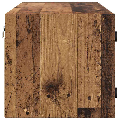 Wandschrank Wandmontiert Altholz 102 x 37 x 35 cm Holzwerkstoff