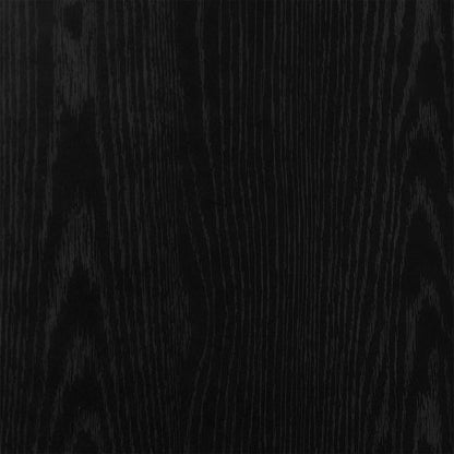 Wandschrank Schwarz Eichen-Optik 102 x 37 x 35 cm Holzwerkstoff