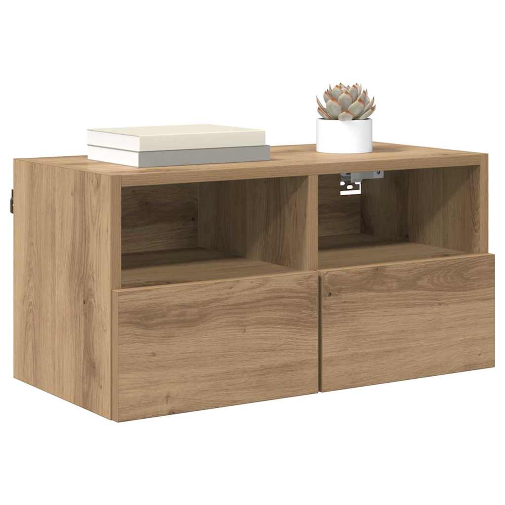 TV-Wandschrank Artisan-Eiche 60 x 30 x 30 cm Holzwerkstoff