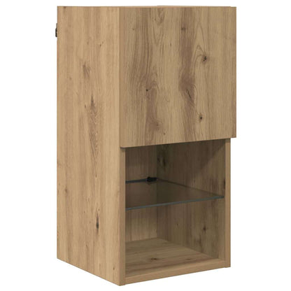 Wandmontierter TV-Schrank Artisan-Eiche 30,5 x 30 x 60 cm