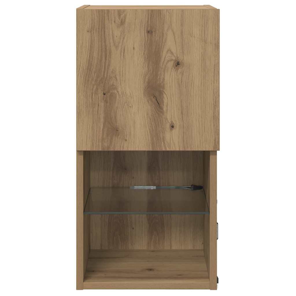 Wandmontierter TV-Schrank Artisan-Eiche 30,5 x 30 x 60 cm