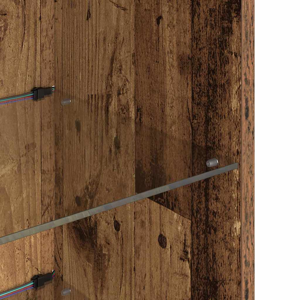 Wandmontierte TV-Schränke 2 pcs Altholz 30,5 x 30 x 90 cm