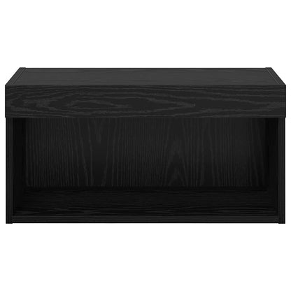 TV-Schränk Schwarz Eichen-Optik 60 x 30 x 30 cm Holzwerkstoff