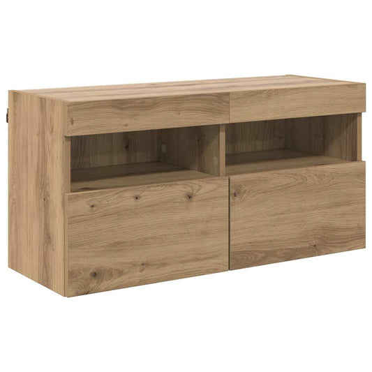 TV-Wandschrank Artisan-Eiche 80 x 30 x 40 cm Holzwerkstoff