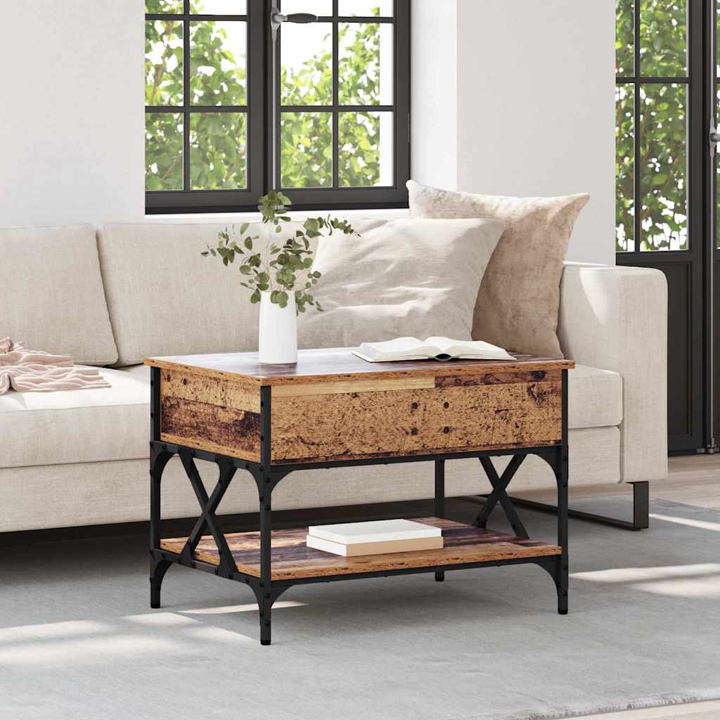 Couchtisch Altholz 70x50x50cm Holzwerkstoff