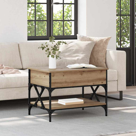 Couchtisch Artisan-Eiche 70x50x50cm Holzwerkstoff