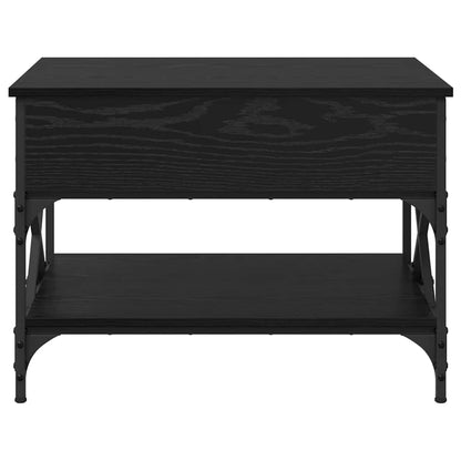 Couchtisch Schwarz Eichen-Optik 70x50x50cm Holzwerkstoff