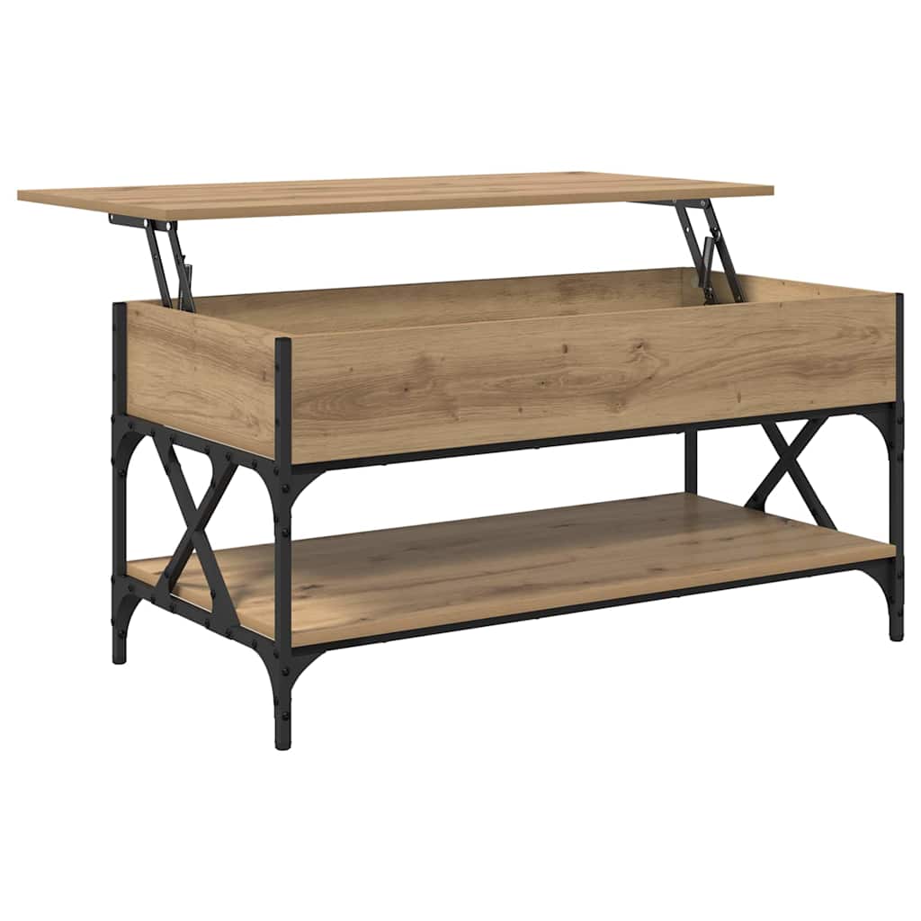 Couchtisch Artisan-Eiche 100 x 50 x 50 cm Holzwerkstoff