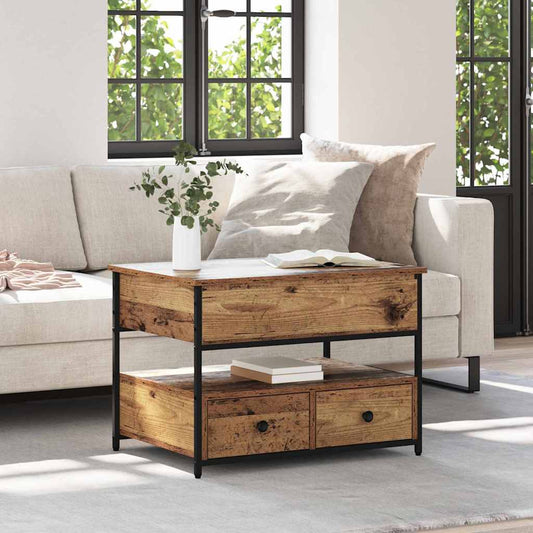 Couchtisch Altholz 70 x 50 x 54,5 cm Holzwerkstoff