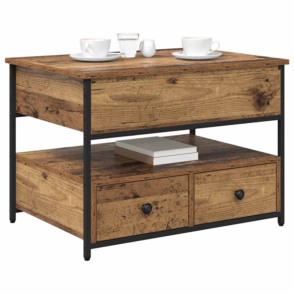 Couchtisch Altholz 70 x 50 x 54,5 cm Holzwerkstoff