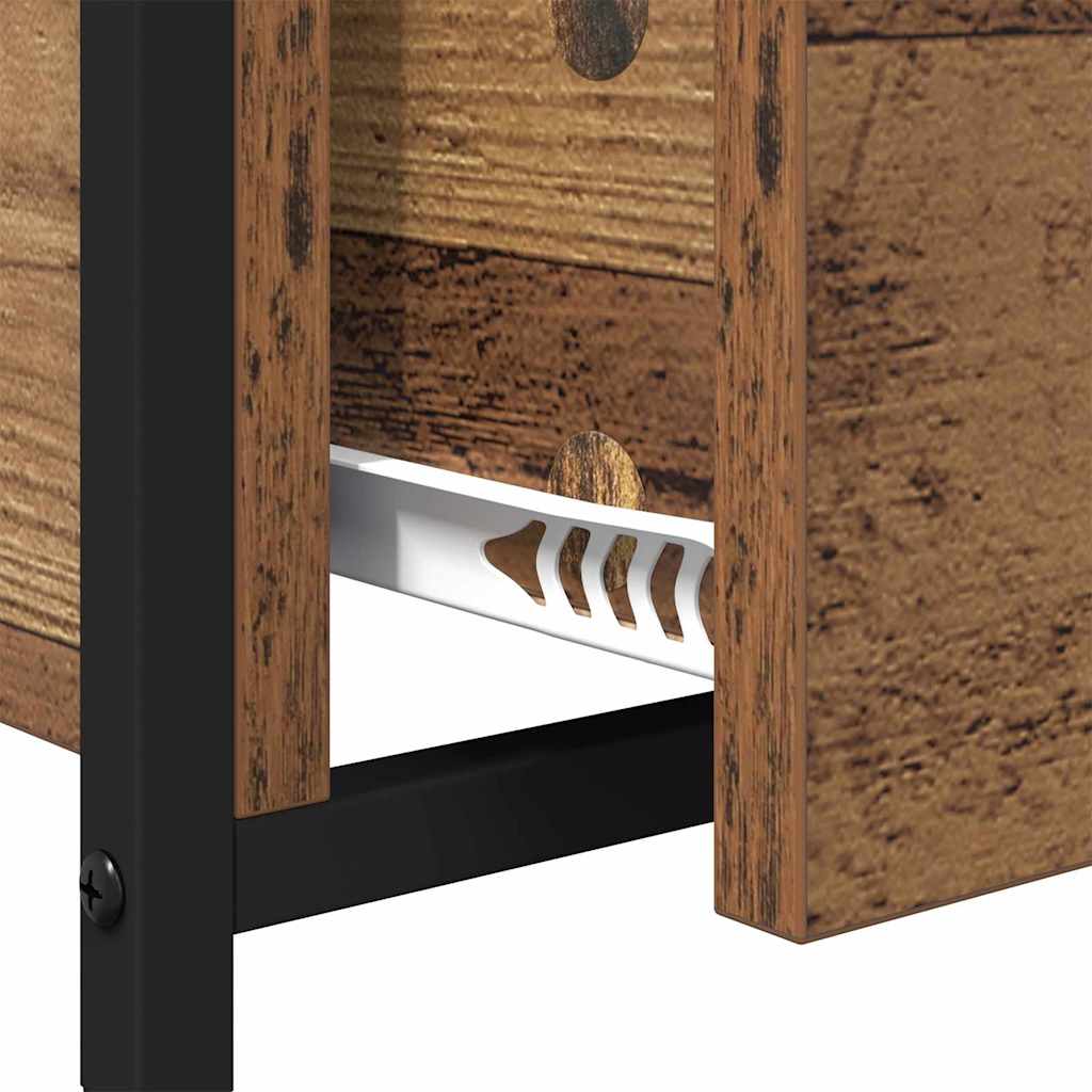 Couchtisch mit Schubladen Altholz 85 x 50 x 50 cm Holzwerkstoff