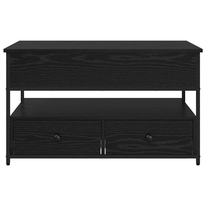 Couchtisch Schwarz Eichen-Optik 85 x 50 x 50 cm Holzwerkstoff