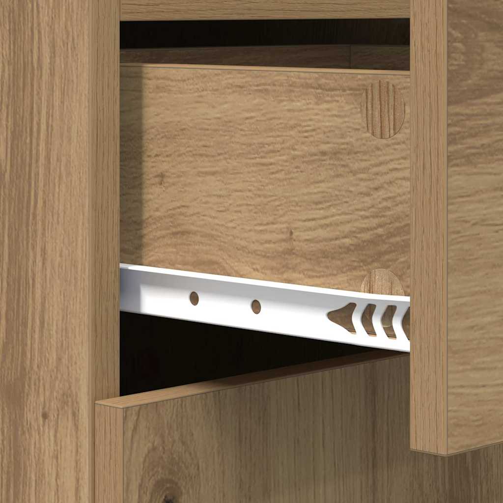 Sideboard Artisan-Eiche 42.5 x 40 x 93 cm Holzwerkstoff