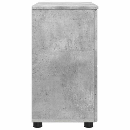 Badezimmerschrank mit Speicher Beton Grau 61 x 35 x 64 cm