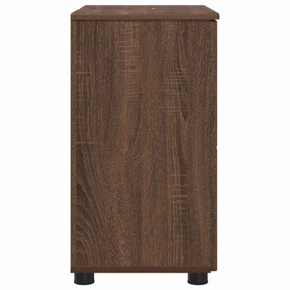 Badezimmerschrank mit Tür Braun Eichen-Optik 61 x 35 x 64 cm