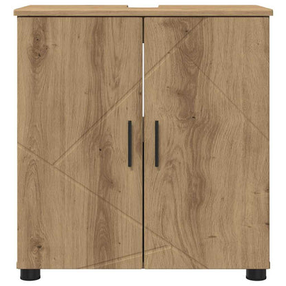 Badezimmerschrank mit Speicher Artisan-Eiche 61 x 35 x 64 cm