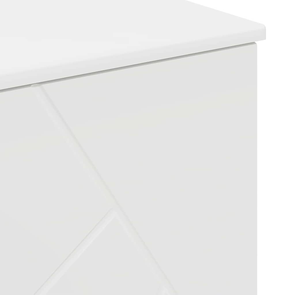 Badezimmer Schrank Weiß 76,5 x 35 x 64 cm Holzwerkstoff
