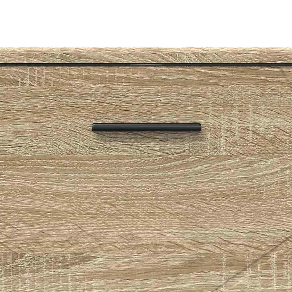 Badezimmerschrank mit Schubladen Sonoma-Eiche 76,5 x 35 x 64 cm