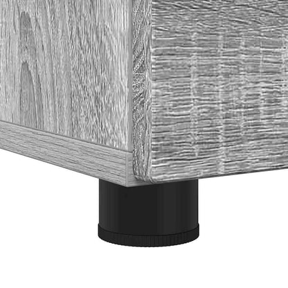 Badezimmerschrank mit Speicher Graues Sonoma 76,5 x 35 x 64 cm